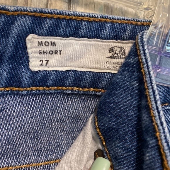 Distressed High Waist Mom Shorts | BullHead/Pacsun | Size 27 - Picture 8 of 11